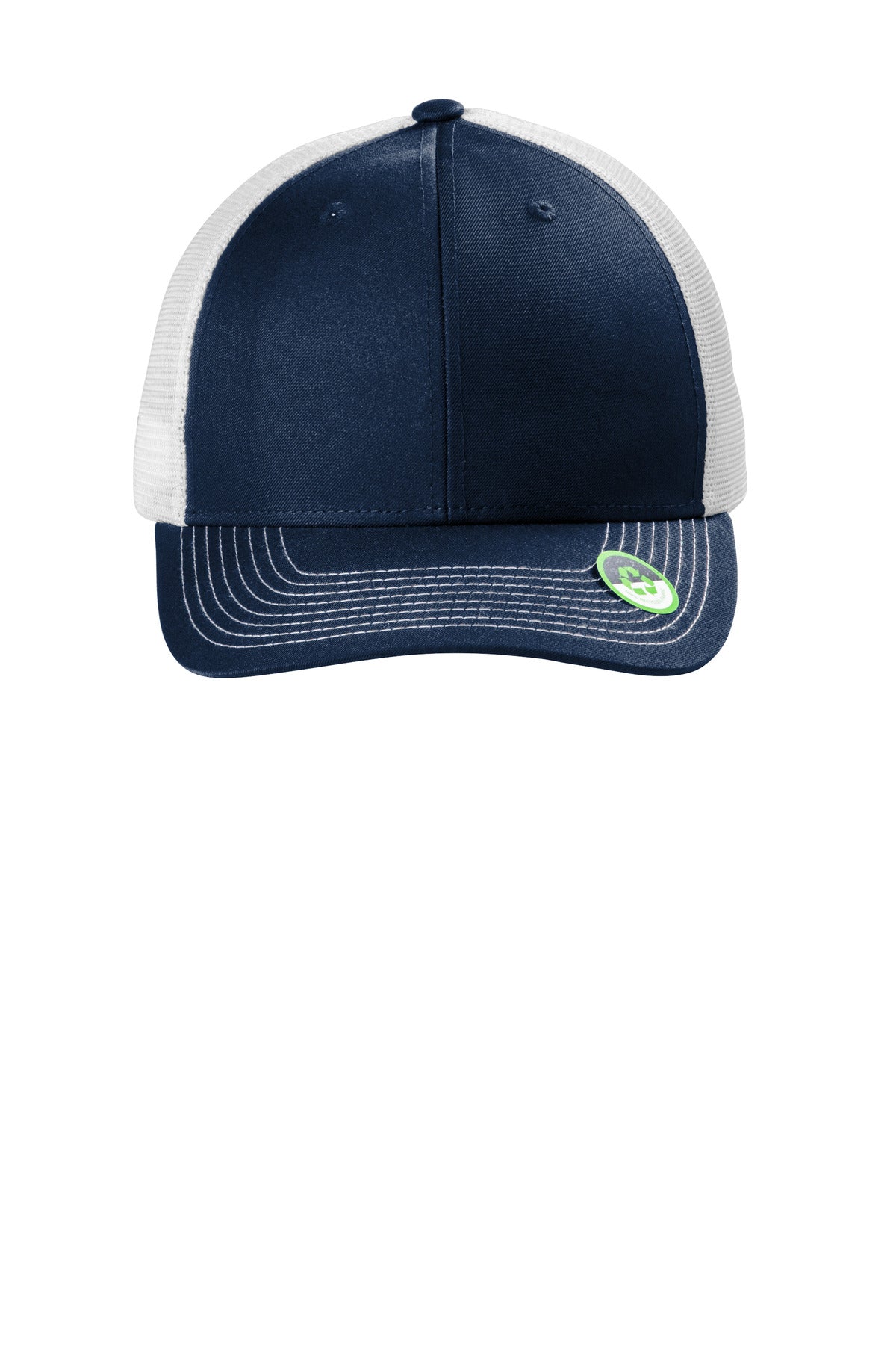 Port Authority Eco Snapback Trucker Cap - True Navy/ White