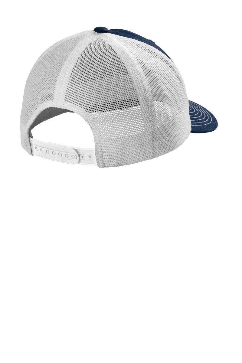 Port Authority Eco Snapback Trucker Cap - True Navy/ White