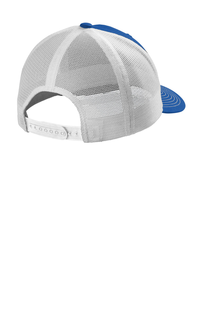 Port Authority Eco Snapback Trucker Cap - True Royal/ White