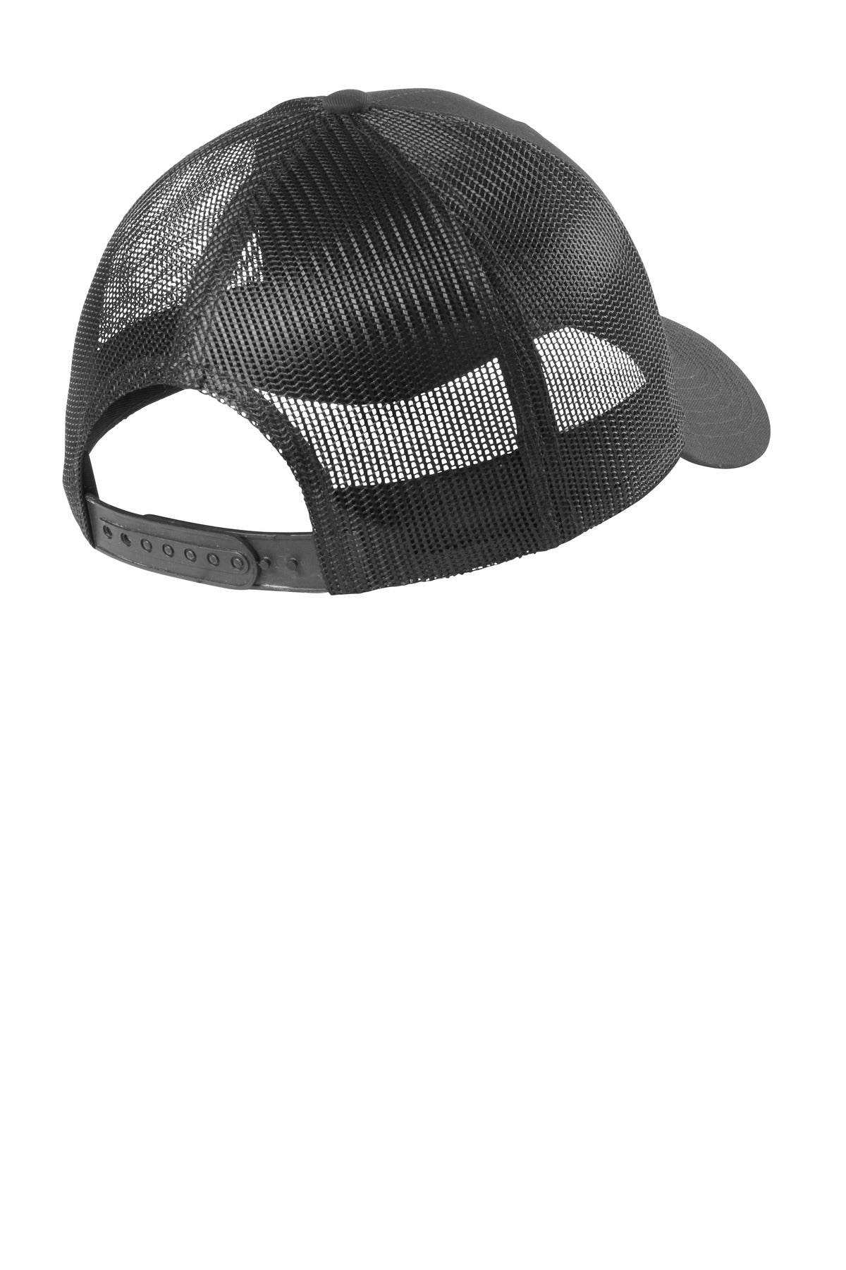 Port Authority  Low-Profile Snapback Trucker Cap - Grey Steel