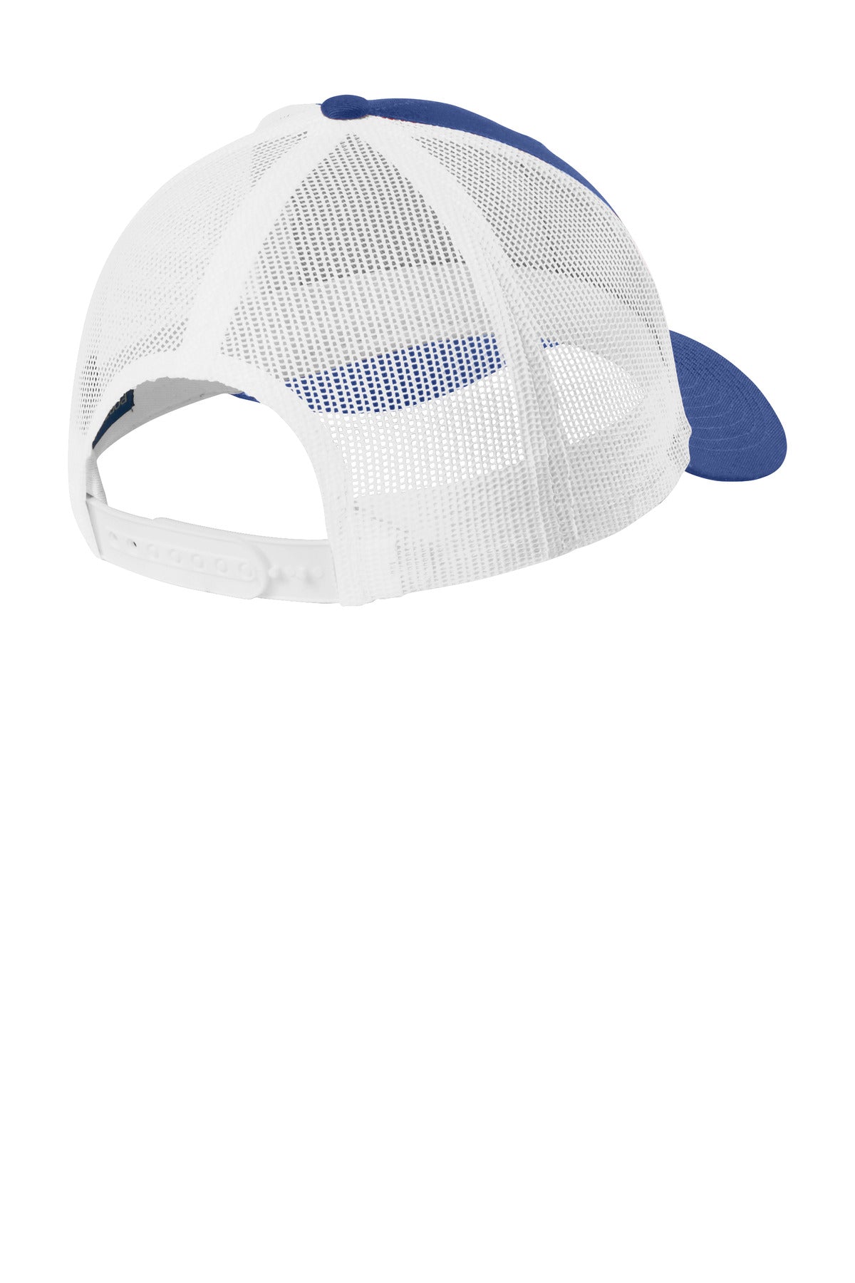 Port Authority  Low-Profile Snapback Trucker Cap - Patriot Blue/ White