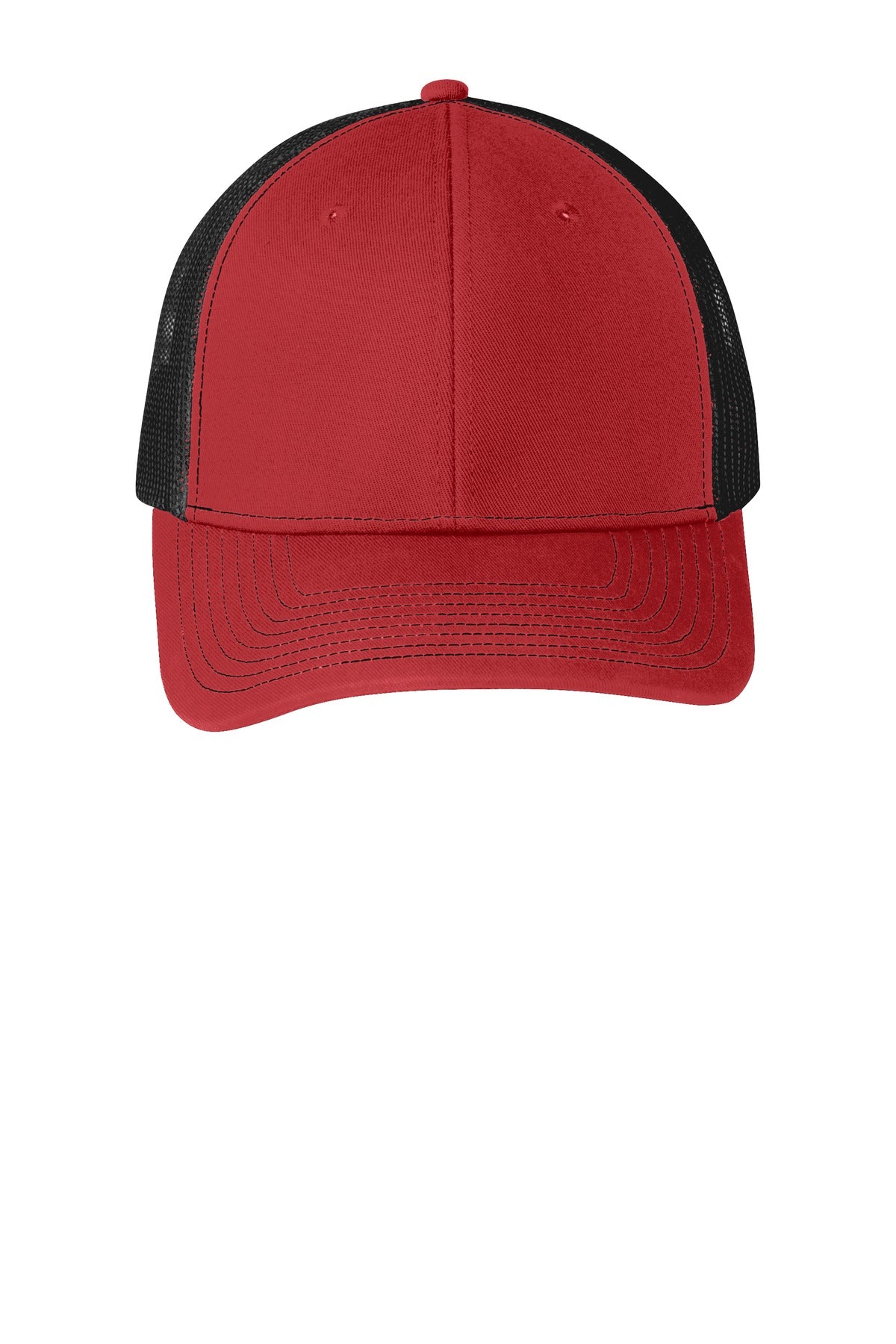 Port Authority Snapback Trucker Cap - Flame Red/ Black