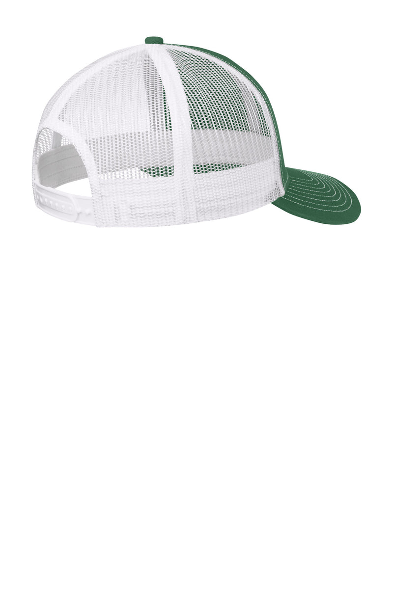 Port Authority Snapback Trucker Cap - Forest Green/ White
