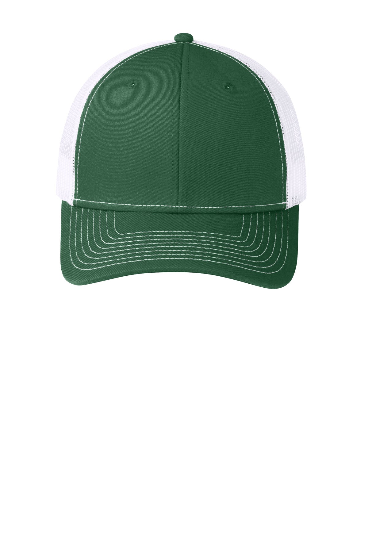 Port Authority Snapback Trucker Cap - Forest Green/ White