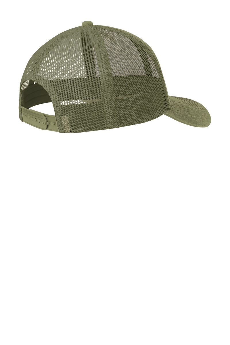 Port Authority Snapback Trucker Cap - Olive Drab Green