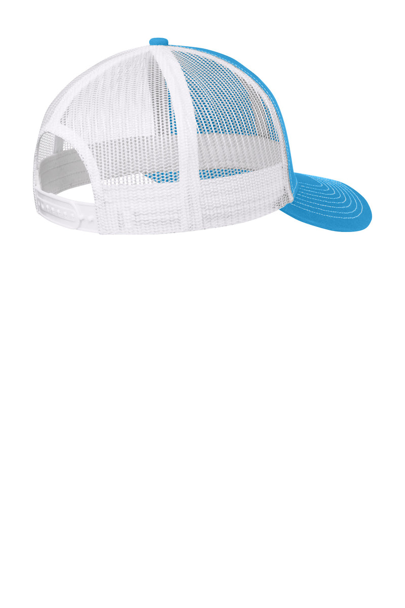 Port Authority Snapback Trucker Cap - Parcel Blue/ White