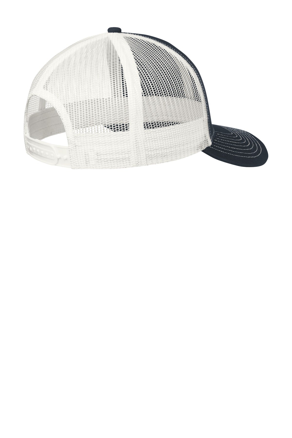 Port Authority Snapback Trucker Cap - Rich Navy/ White