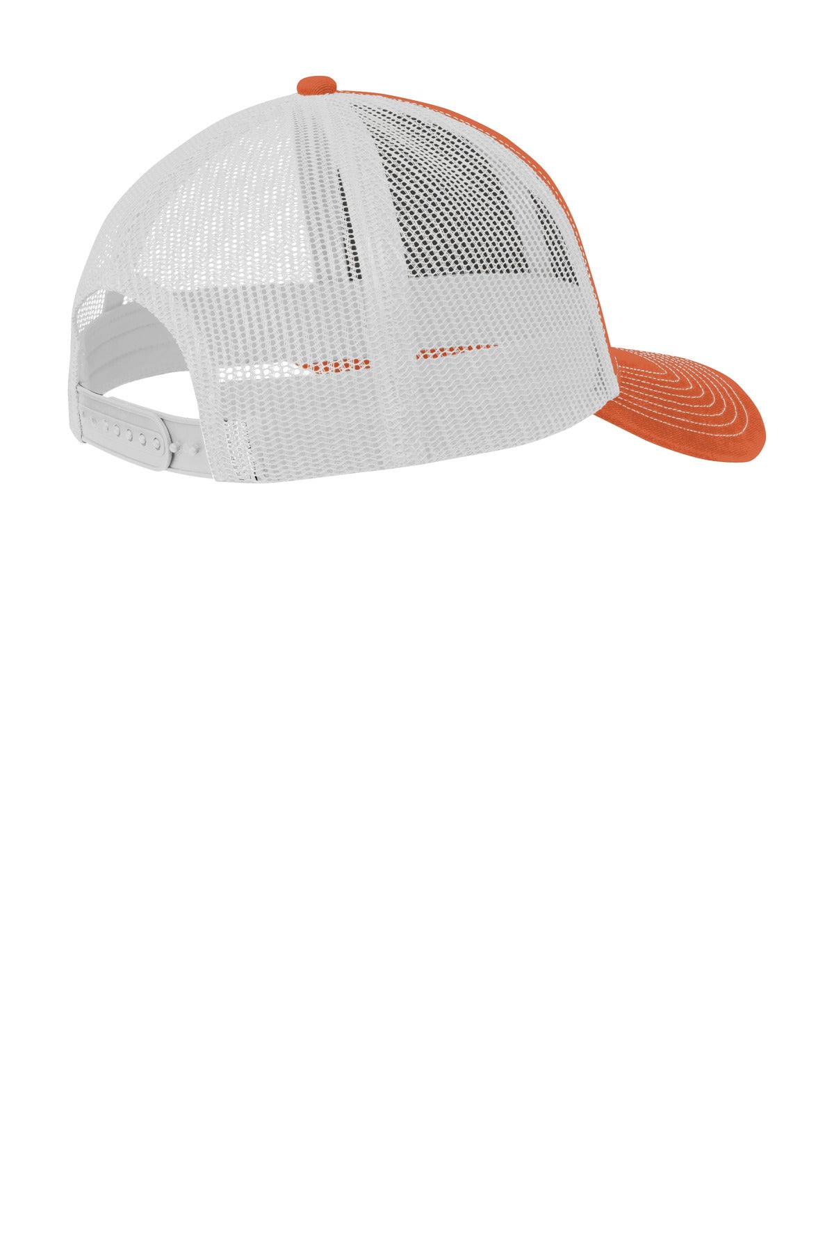 Port Authority Snapback Trucker Cap - Texas Orange/ White