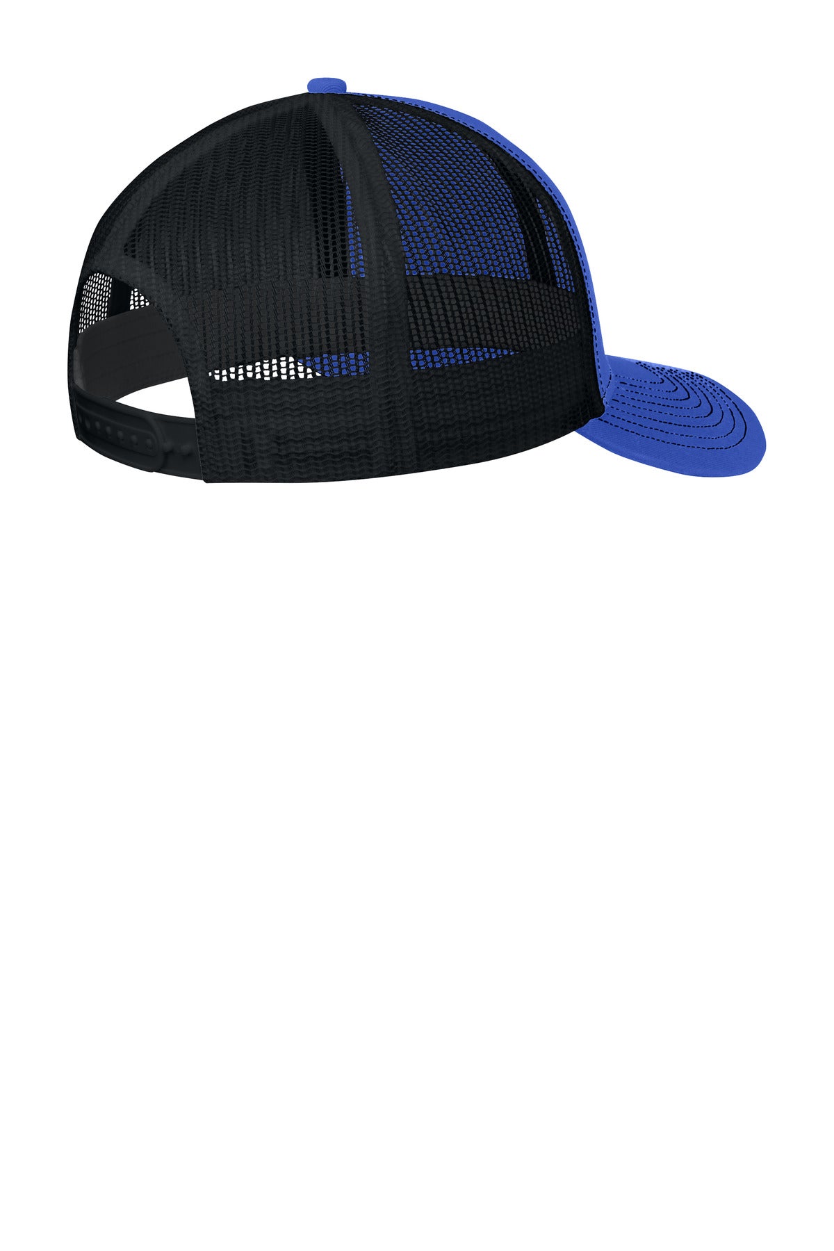 Port Authority Snapback Trucker Cap - True Royal/ Black