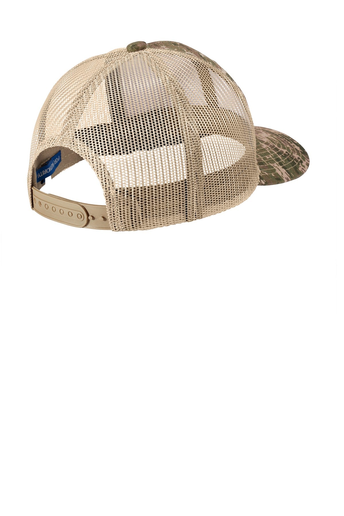 Port Authority  Digi Camo Snapback Trucker Cap - Olive Drab Green Digi/ Coyote Brown
