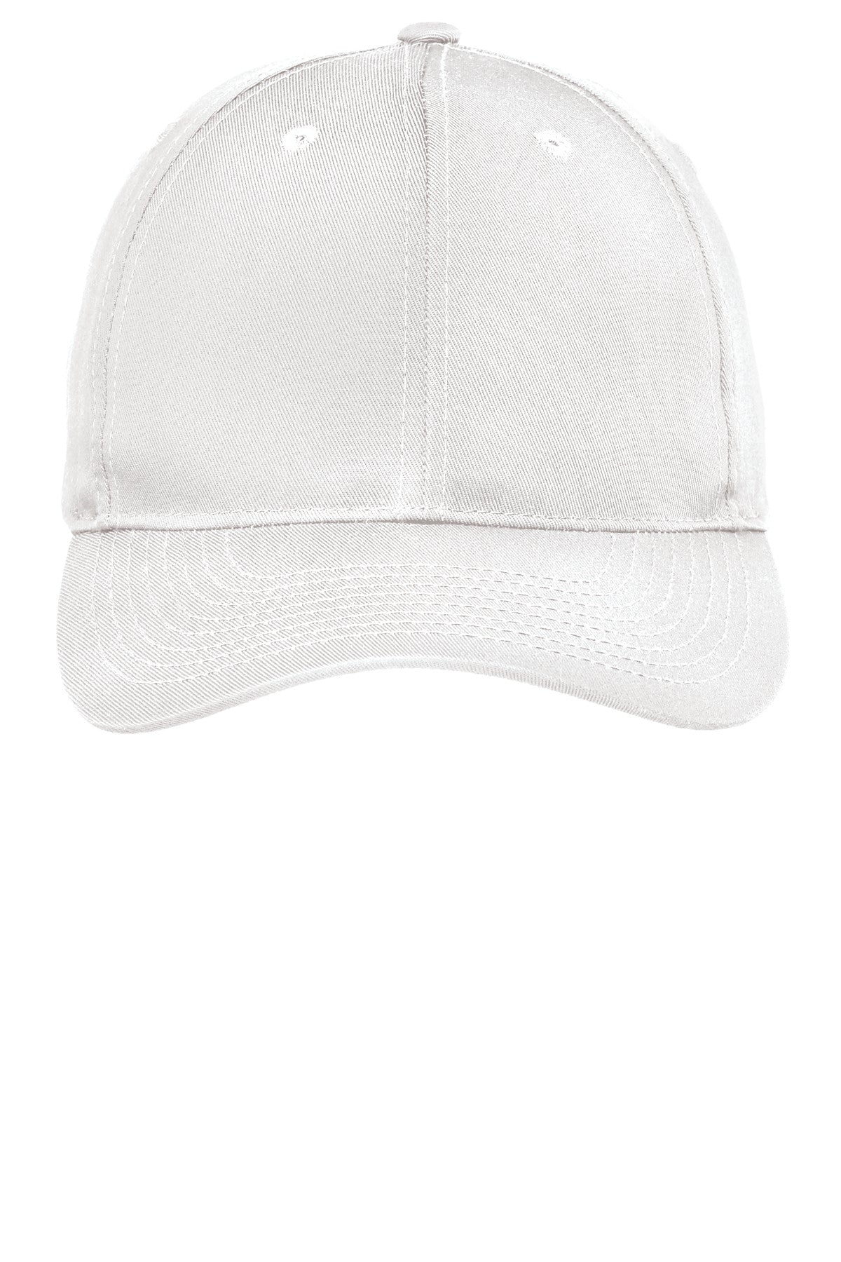 Port Authority Fine Twill Cap - White