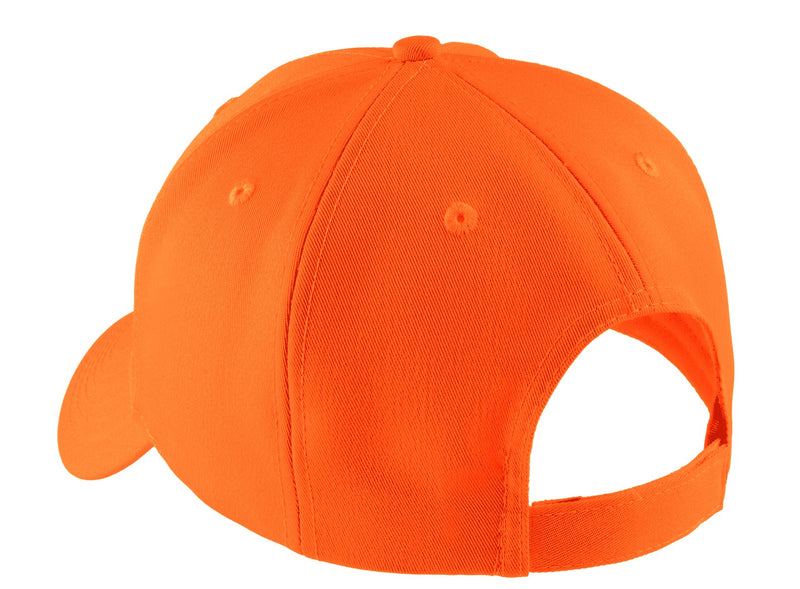 Port Authority Solid Enhanced Visibility Cap - Safety Orange