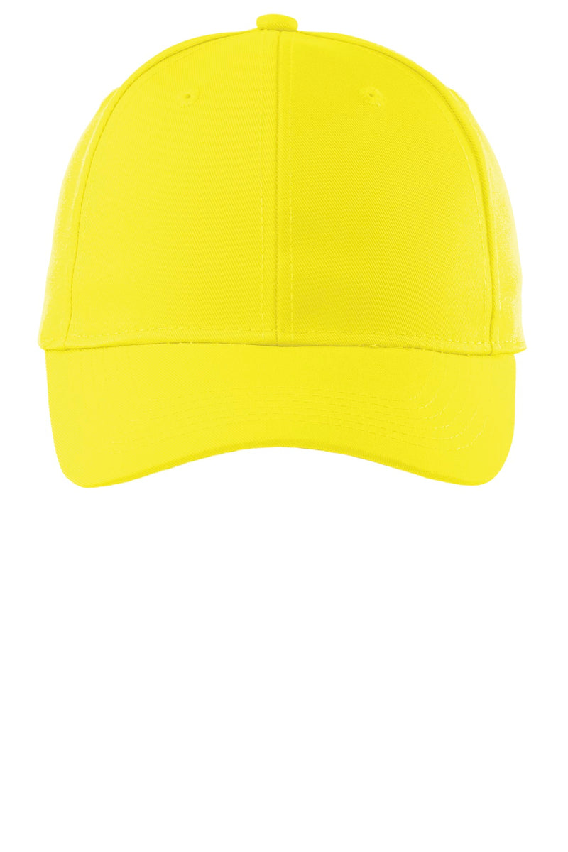 Port Authority Solid Enhanced Visibility Cap - Safety Yellow