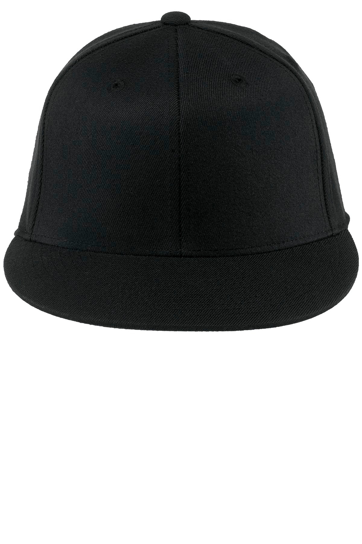 Port Authority Flexfit 210 Flat Bill Cap - Black