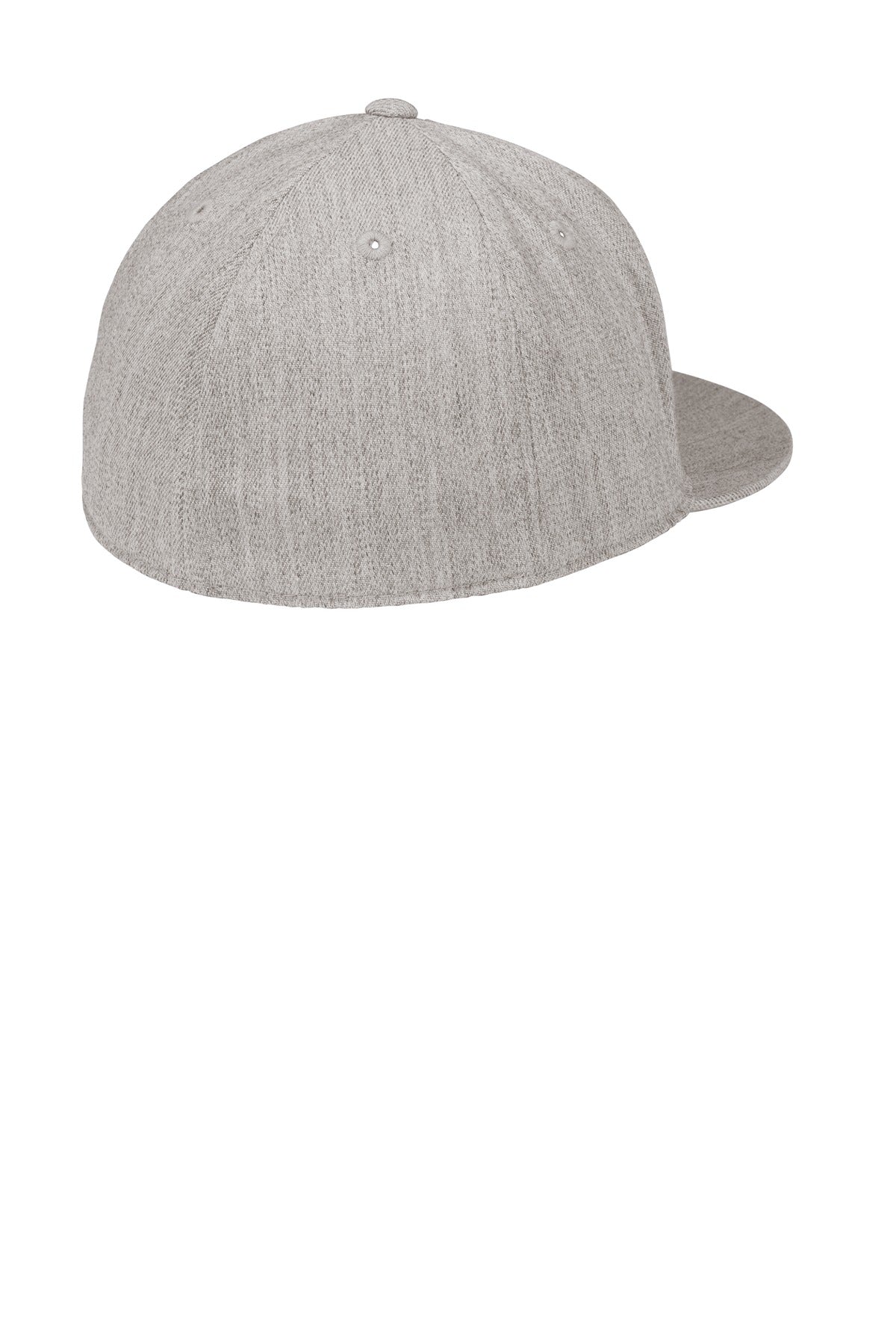 Port Authority Flexfit 210 Flat Bill Cap - Heather Grey