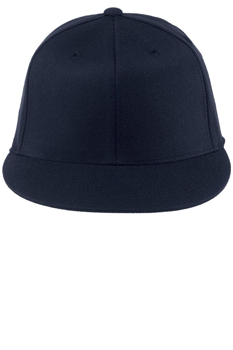Port Authority Flexfit 210 Flat Bill Cap - Navy