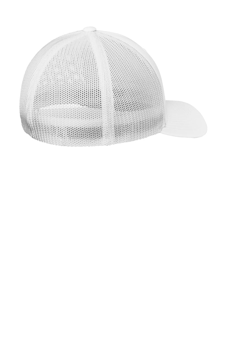 Port Authority Flexfit Mesh Back Cap - White/ White