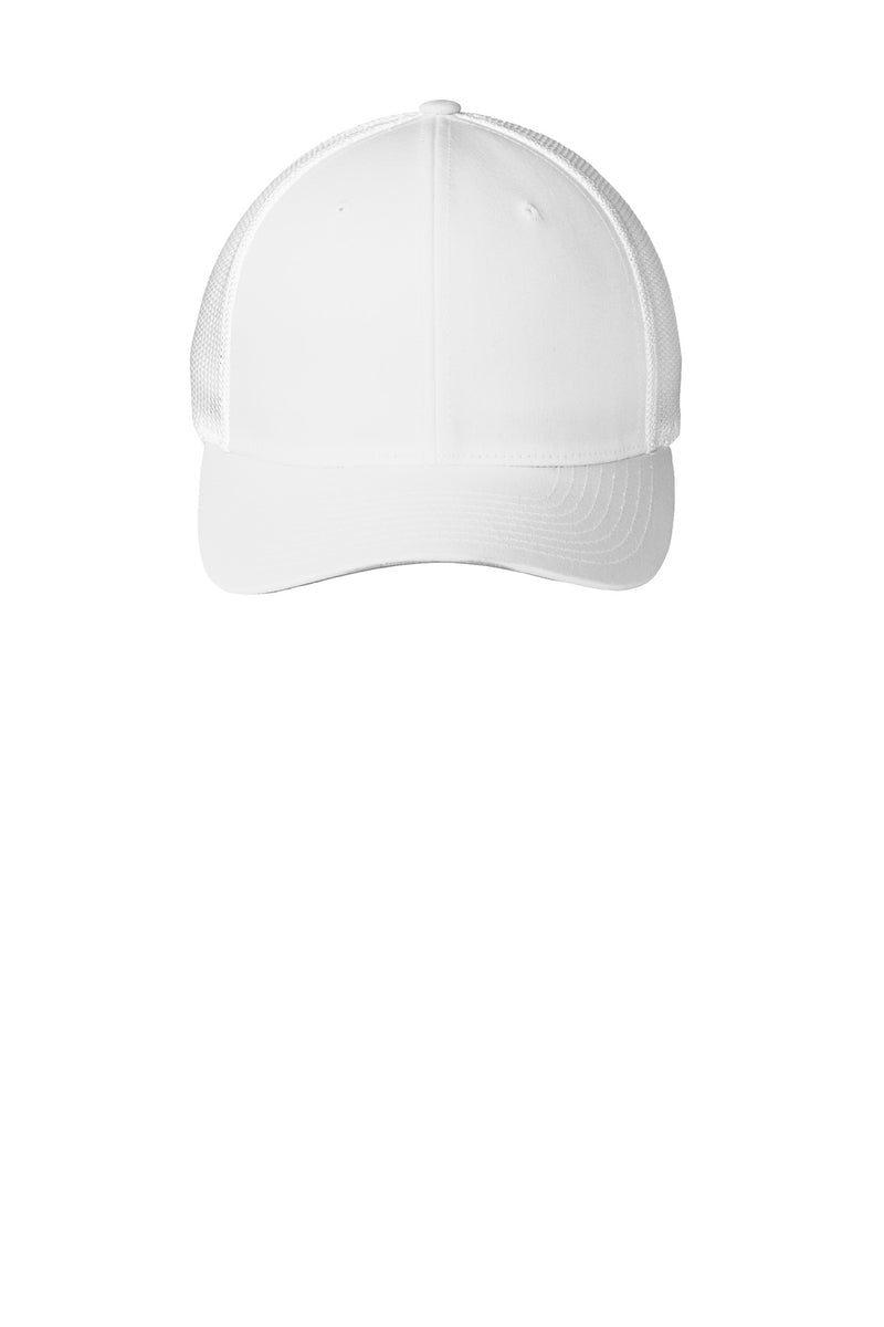 Port Authority Flexfit Mesh Back Cap - White/ White