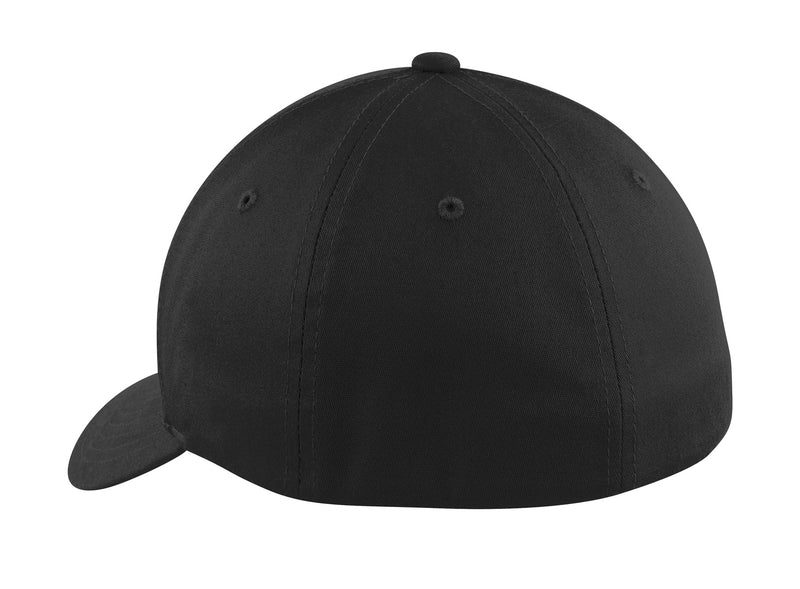 Port Authority Flexfit Cotton Twill Cap - Black