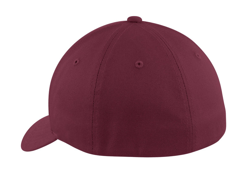 Port Authority Flexfit Cotton Twill Cap - Maroon