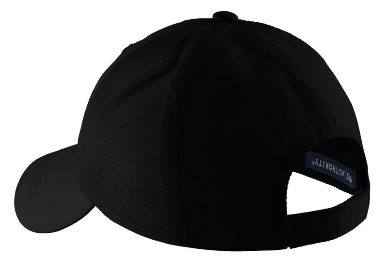 Port Authority Perforated Cap - Black