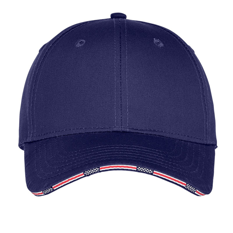 Port Authority Americana Flag Sandwich Cap - Blue Crush