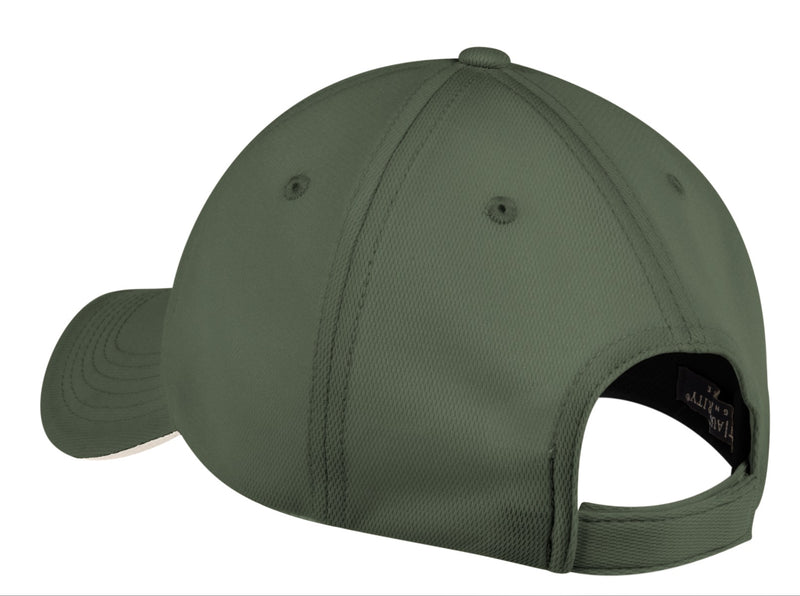 Port Authority Dry Zone Cap - Olive/ Stone