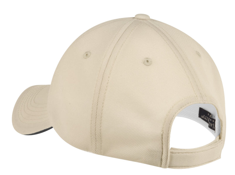 Port Authority Dry Zone Cap - Stone/ Classic Navy