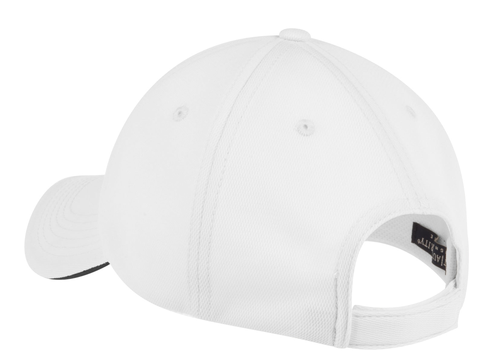 Port Authority Dry Zone Cap - White/ Classic Navy