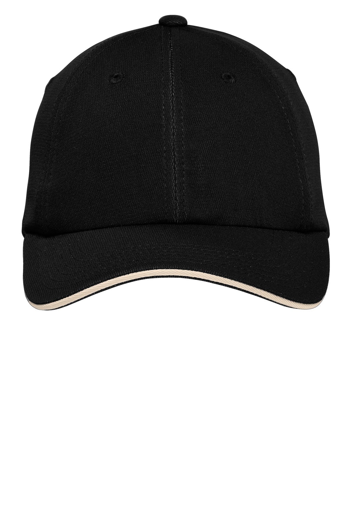 Port Authority Dry Zone Cap - Black/ Stone