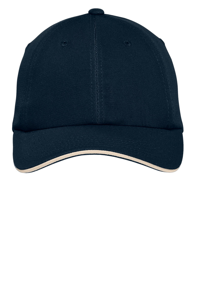 Port Authority Dry Zone Cap - Classic Navy/ White