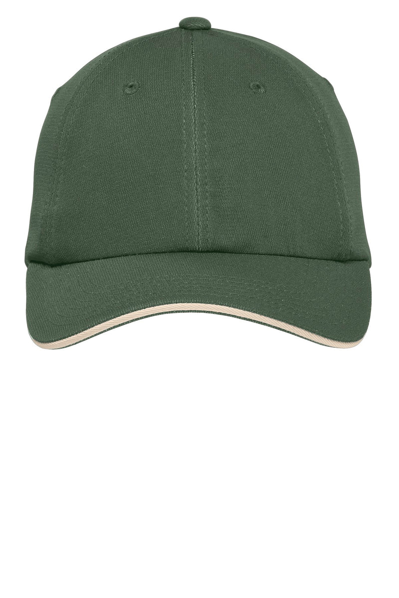 Port Authority Dry Zone Cap - Olive/ Stone
