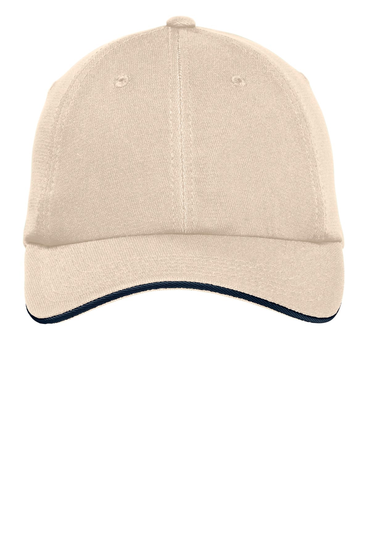 Port Authority Dry Zone Cap - Stone/ Classic Navy