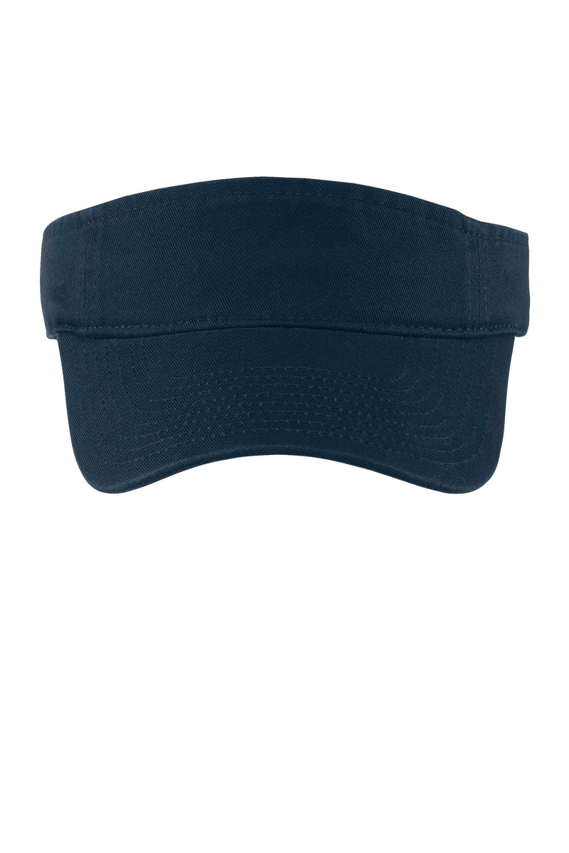 Port Authority Enzyme Wash Fashion Visor - Classic Navy