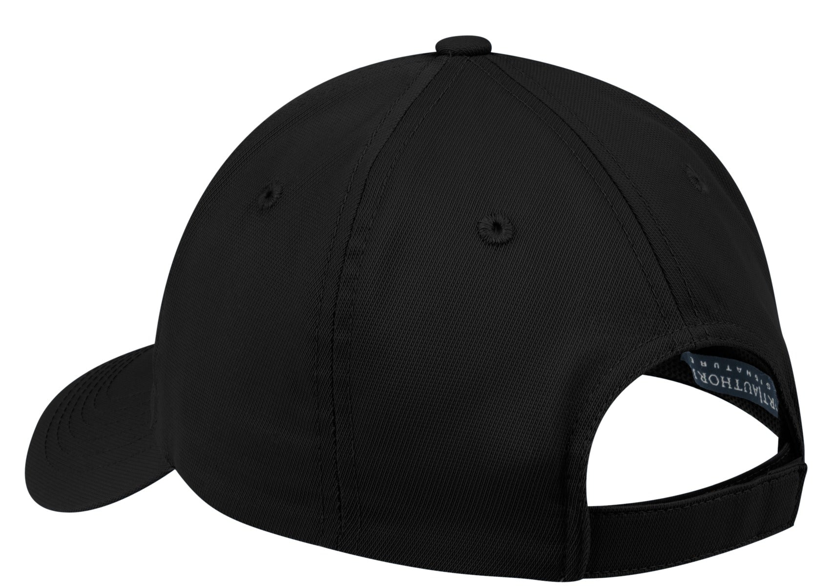 Port Authority Nylon Twill Performance Cap - Black