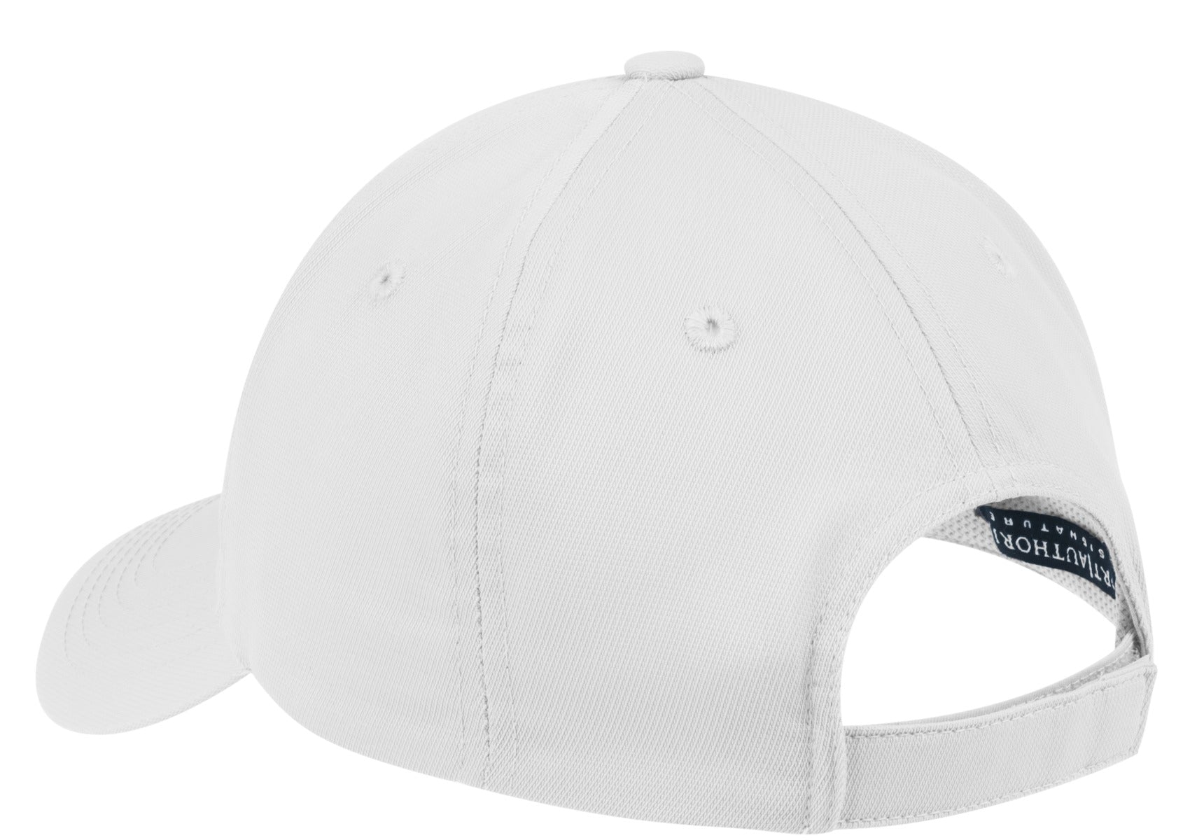 Port Authority Nylon Twill Performance Cap - White