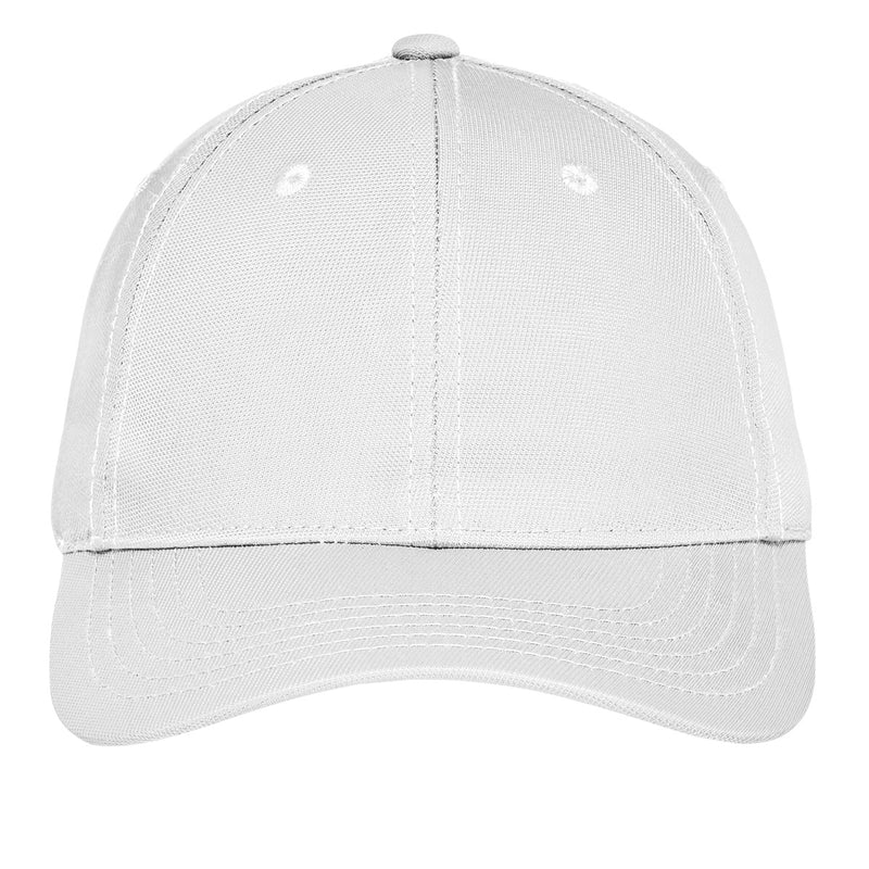 Port Authority Nylon Twill Performance Cap - White