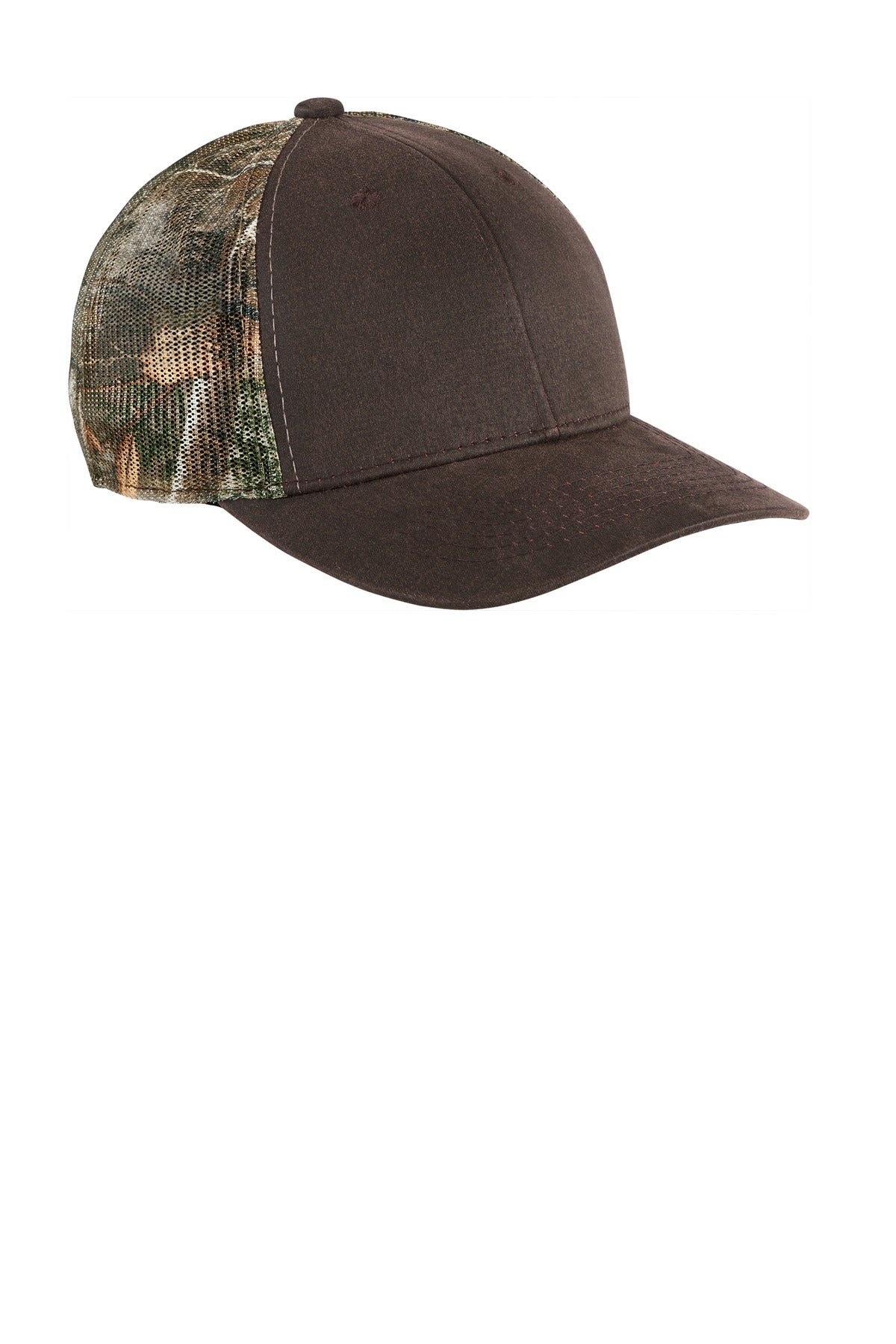 Port Authority  Pigment Print Camouflage Mesh Back Cap - Realtree Edge/ Brown