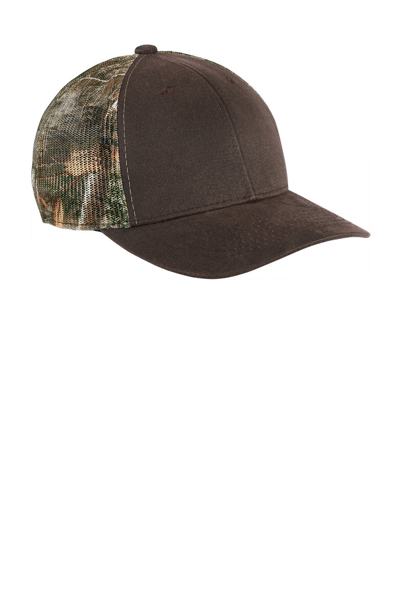 Port Authority  Pigment Print Camouflage Mesh Back Cap - Realtree Edge/ Brown