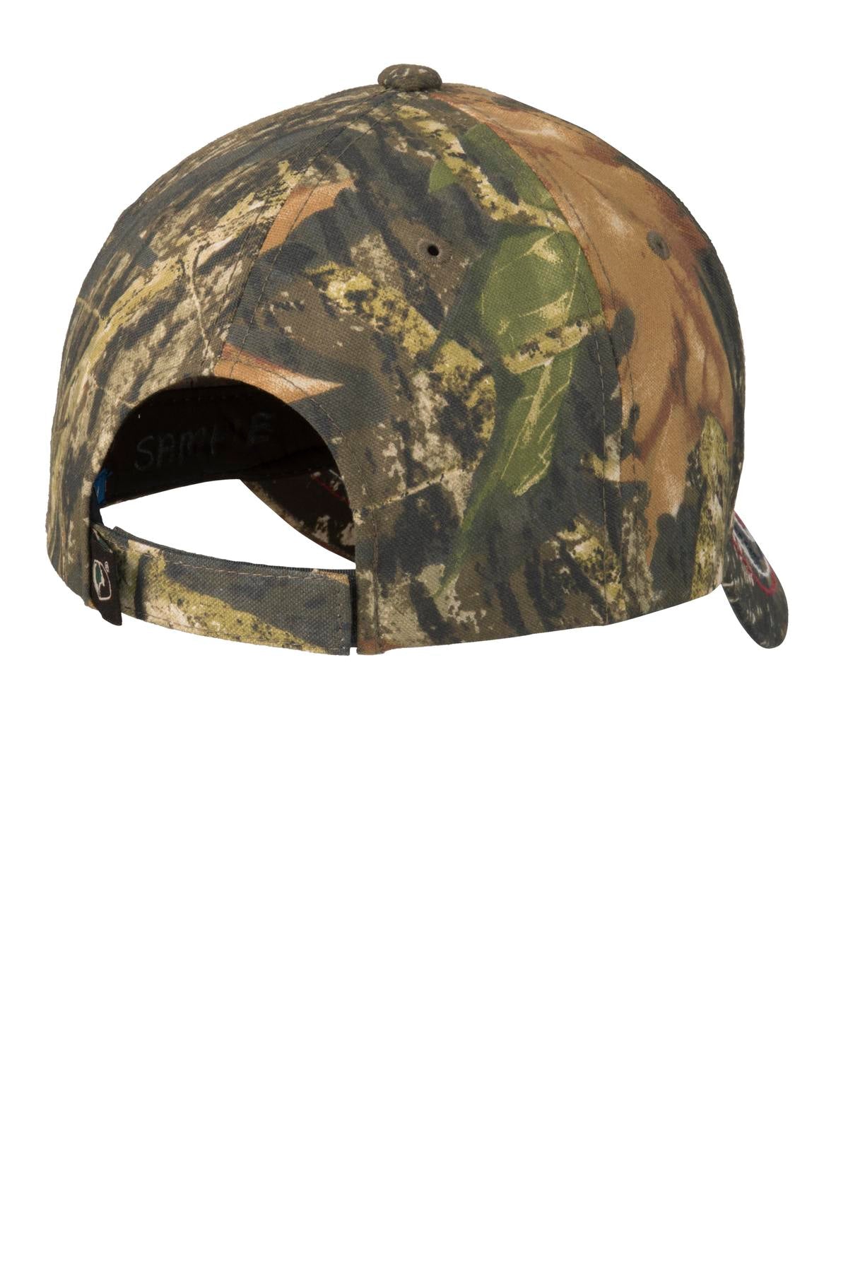 Port Authority Americana Contrast Stitch Camouflage Cap - Mossy Oak New Break-Up