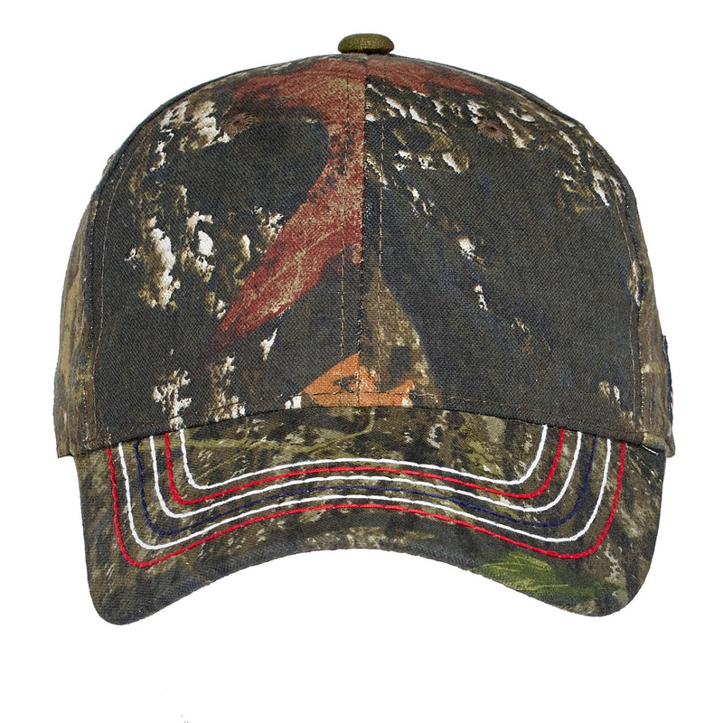 Port Authority Americana Contrast Stitch Camouflage Cap - Mossy Oak New Break-Up