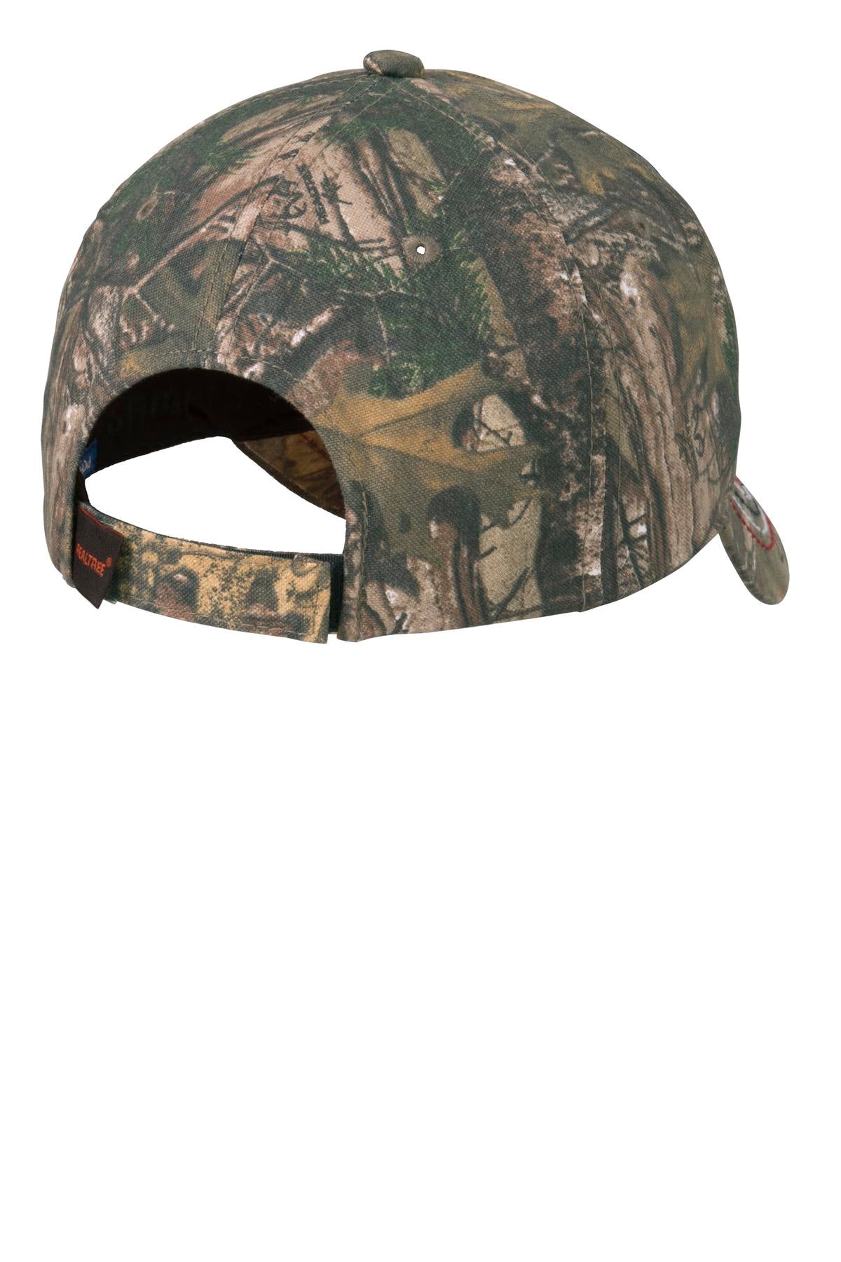 Port Authority Americana Contrast Stitch Camouflage Cap - Realtree Xtra
