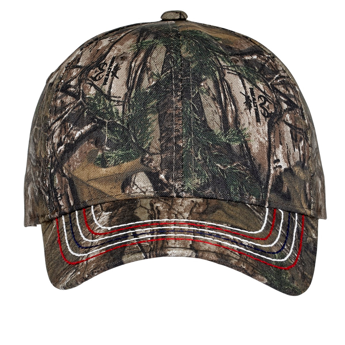 Port Authority Americana Contrast Stitch Camouflage Cap - Realtree Xtra