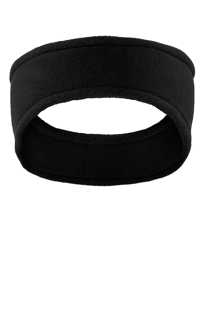 Port Authority R-Tek Stretch Fleece Headband - Black