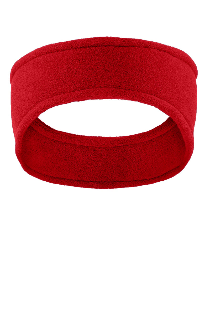 Port Authority R-Tek Stretch Fleece Headband - Red