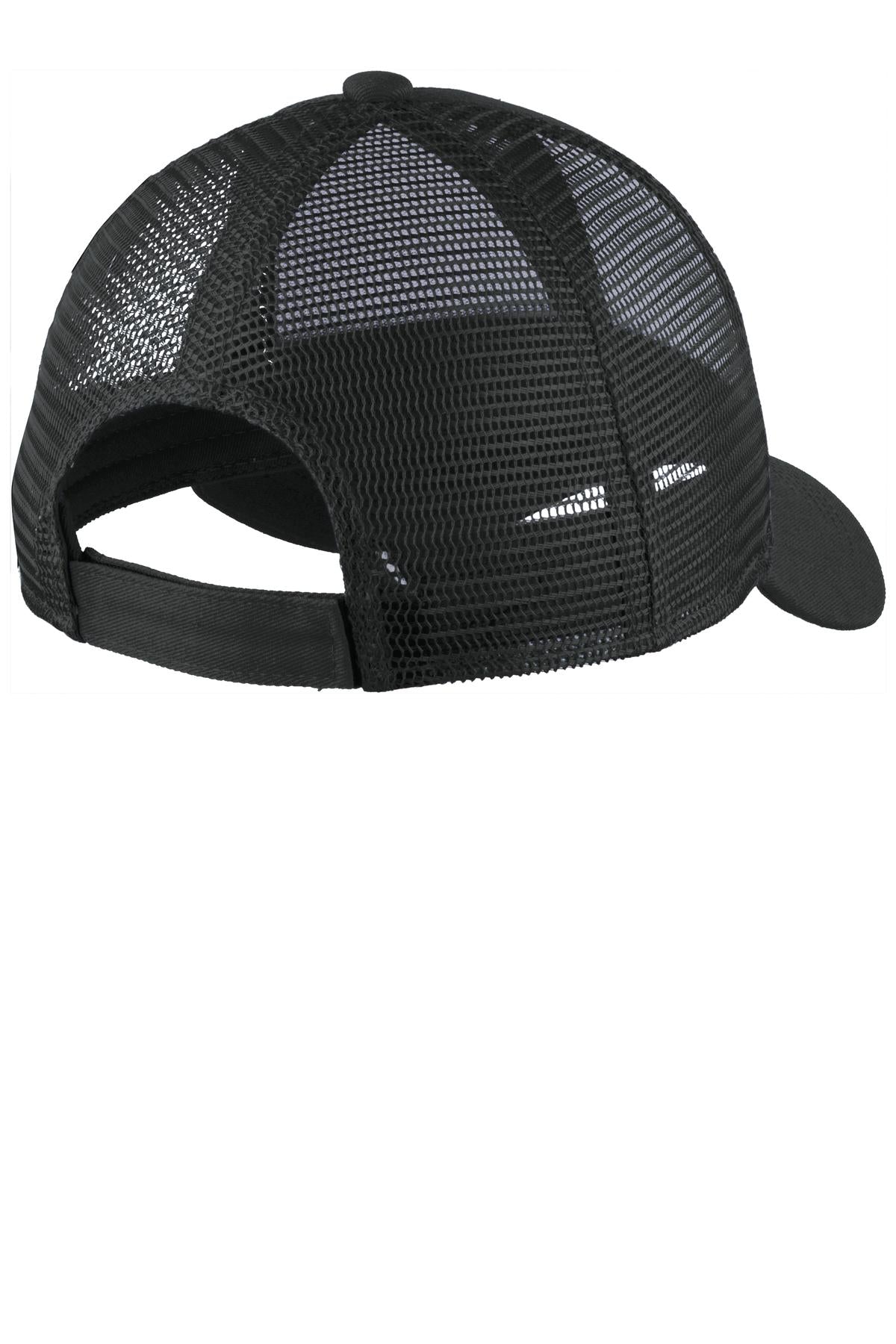 Port Authority Adjustable Mesh Back Cap - Black