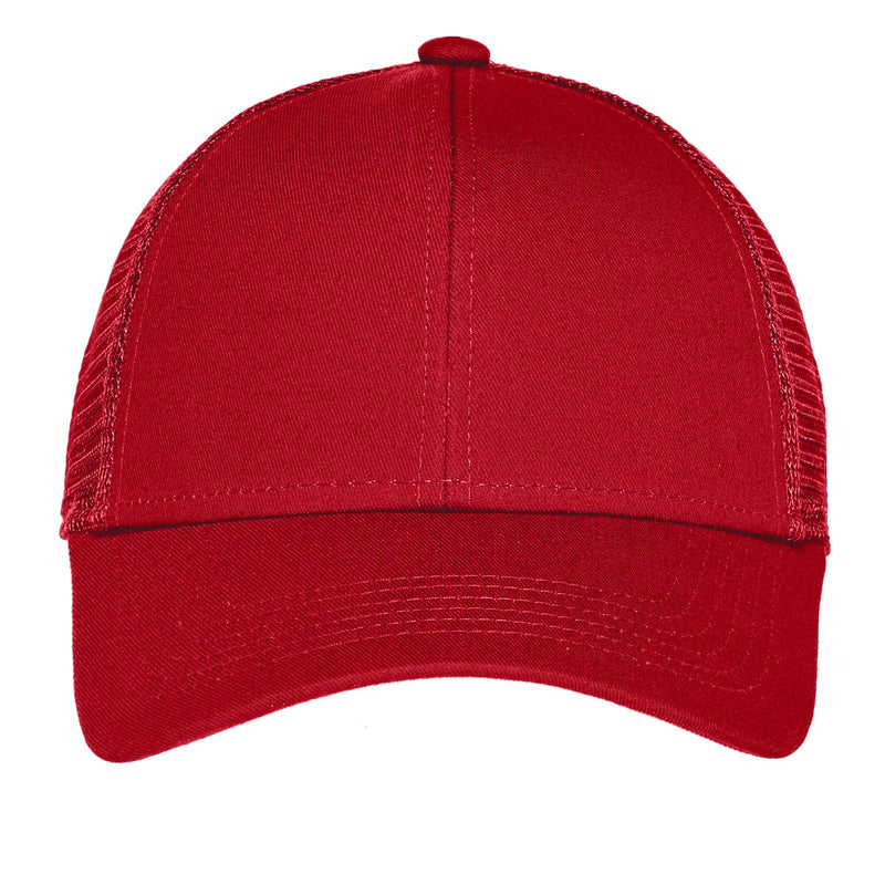 Port Authority Adjustable Mesh Back Cap - Chili Red