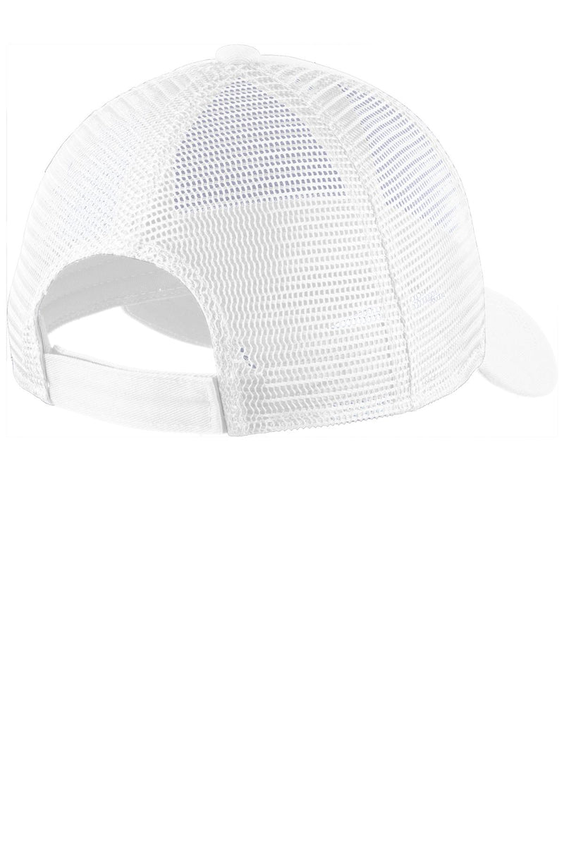 Port Authority Adjustable Mesh Back Cap - White