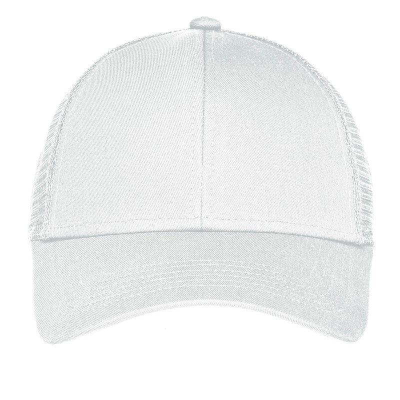 Port Authority Adjustable Mesh Back Cap - White