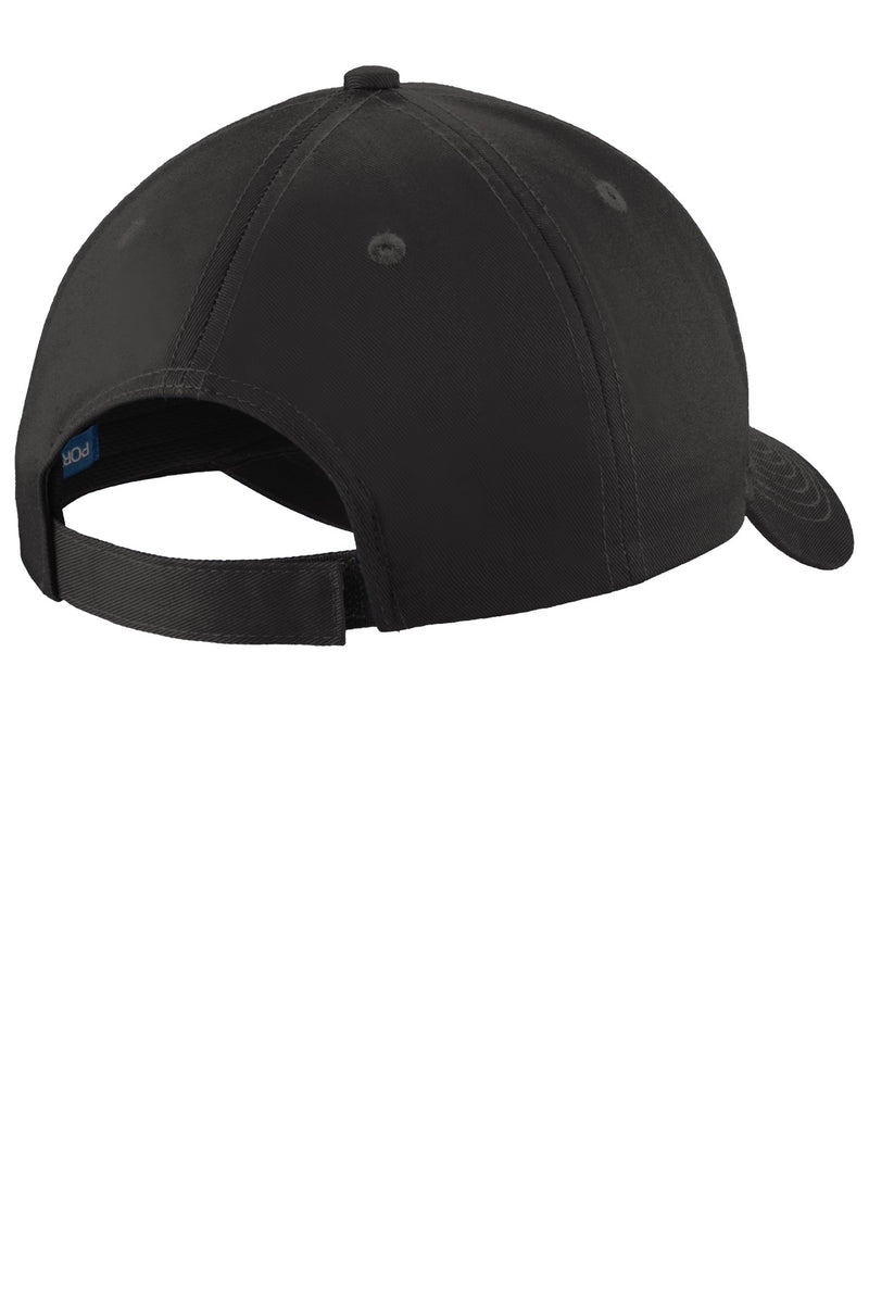 Port Authority Uniforming Twill Cap - Black